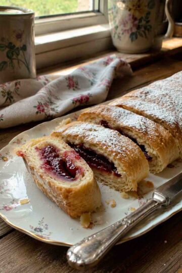 Grandmas Jam Strudel Recipe