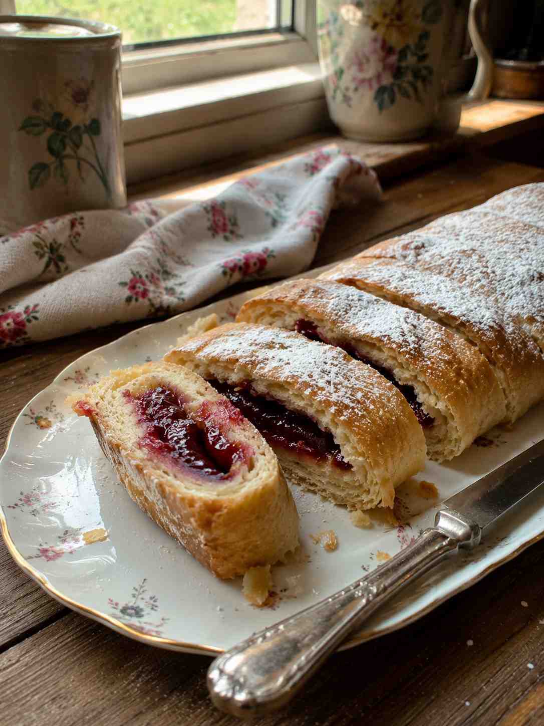 Grandmas Jam Strudel Recipe – Flaky, Buttery & Filled With Sweet Homemade Jam