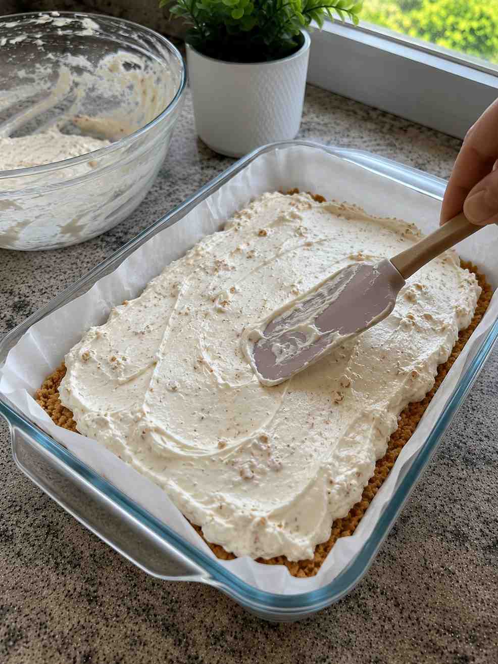 Costco Waffle Cone Bar Cake Step Image
