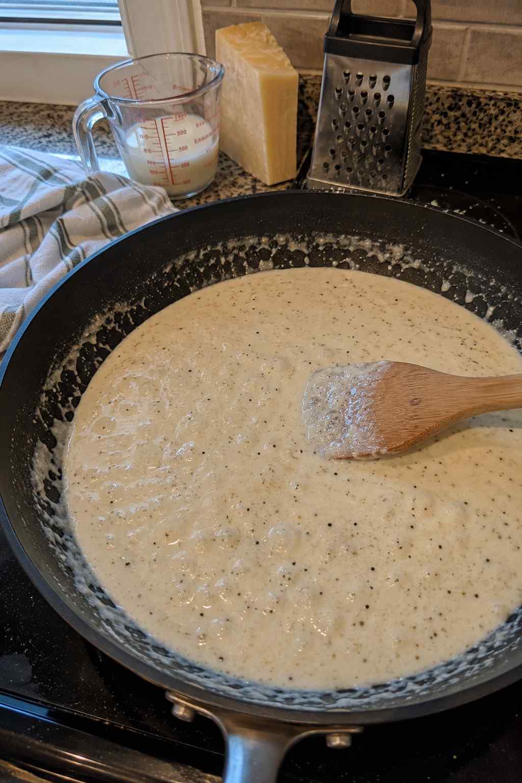 Creamy parmesan sauce