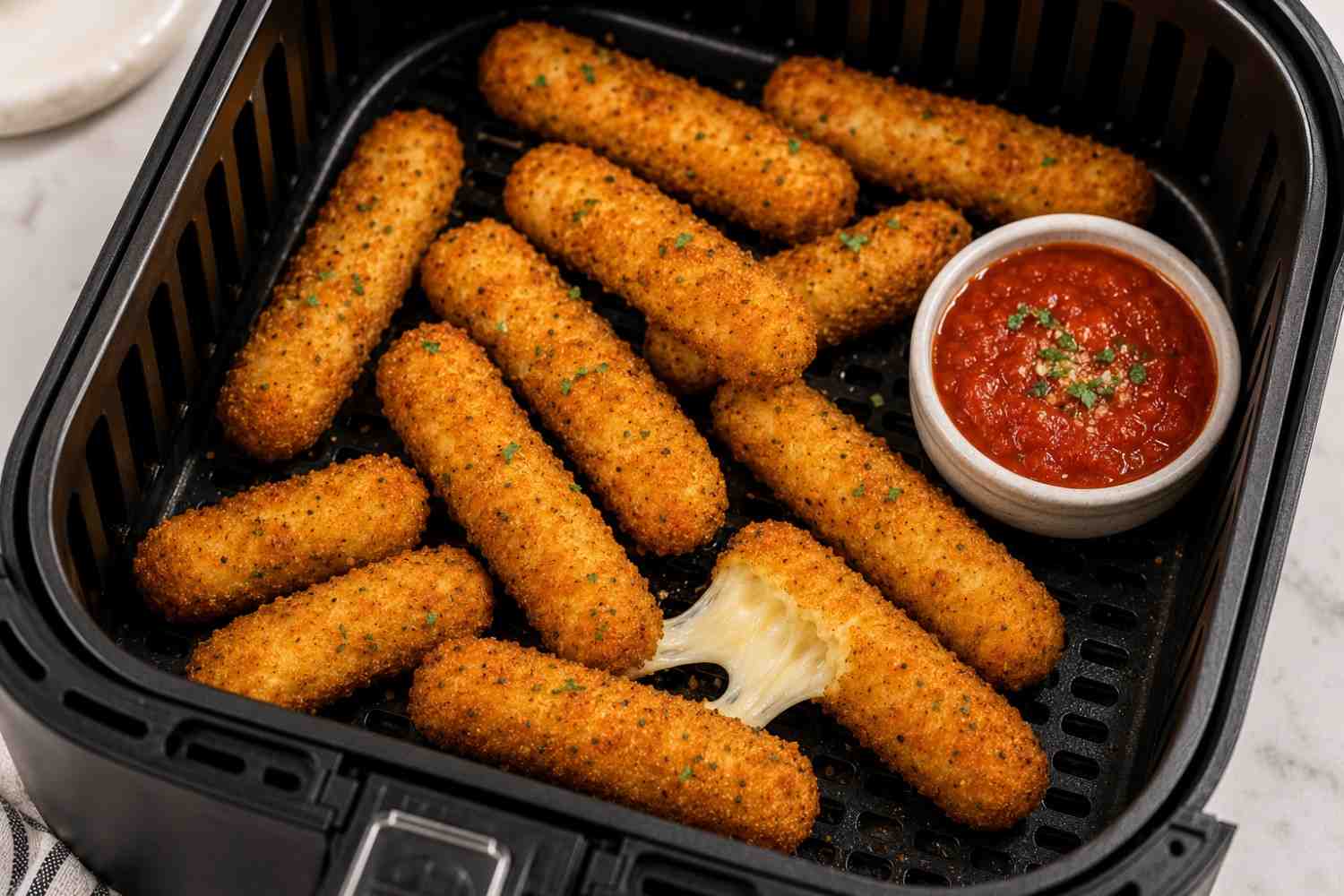 Air Fryer Mozzarella Sticks