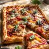 Easy Flaky Puff Pastry Pizza