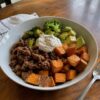 Ground Beef & Sweet Potato Bowl